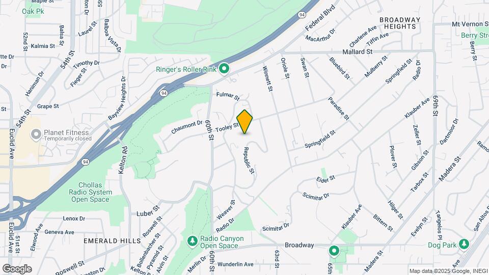 1654 Republic St Map and Location Details