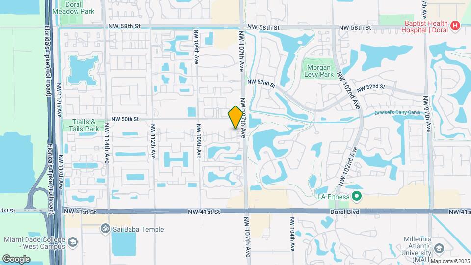 4882 NW 107th Pl Mapa y Detalles de la Ubicación