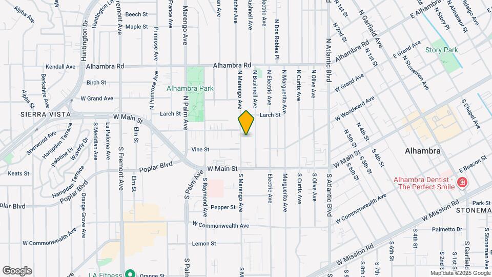 116 N Marengo Ave Map and Location Details