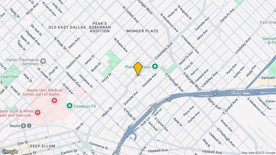 4618 Columbia Ave Mapa y Detalles de la Ubicación