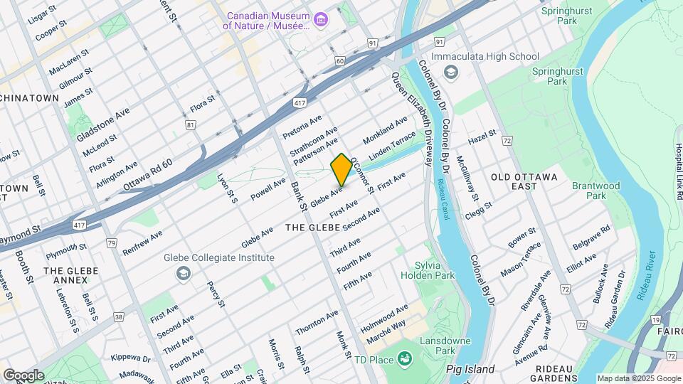 84 Glebe Av Map and Location Details