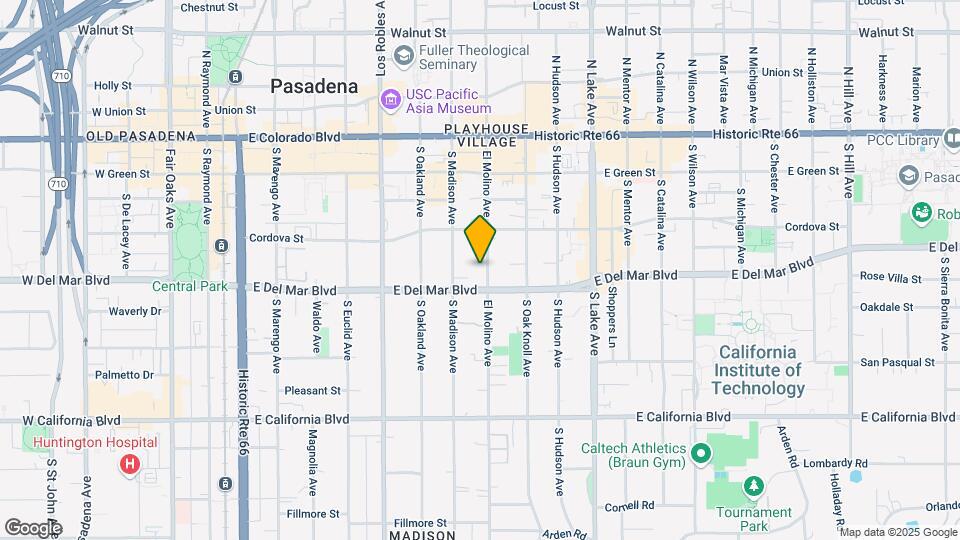 271 S El Molino Ave Map and Location Details
