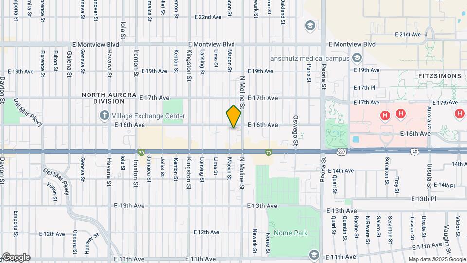 1578 Macon St Map and Location Details