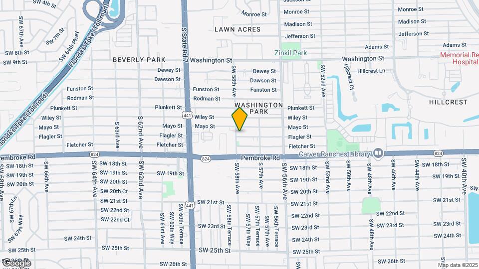 5797 Flagler St Map and Location Details