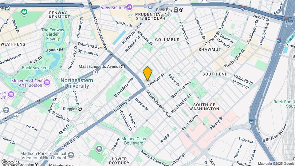 769A Tremont St, Unit 2 Map and Location Details