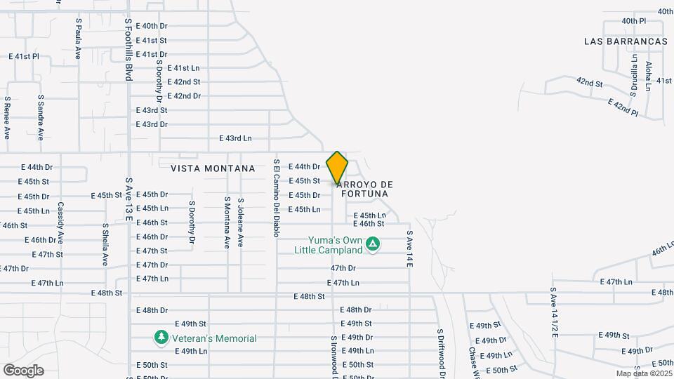 12601 S Ironwood Dr Map and Location Details