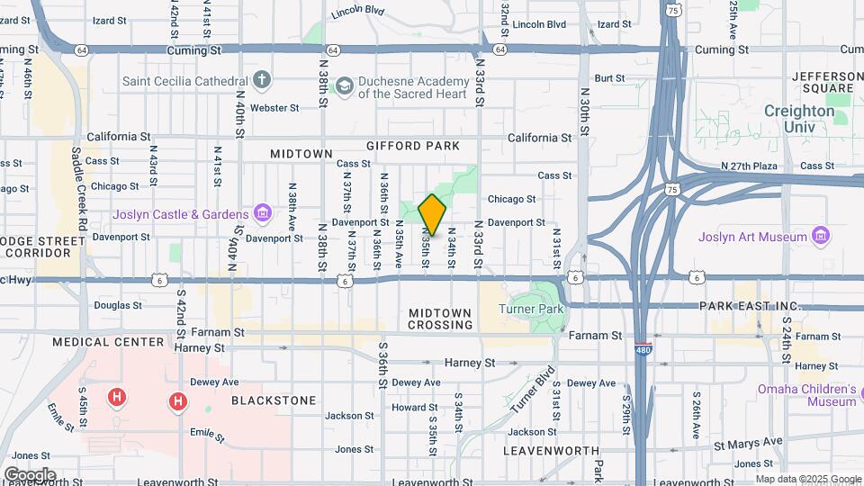 135 N 35th St Mapa y Detalles de la Ubicación