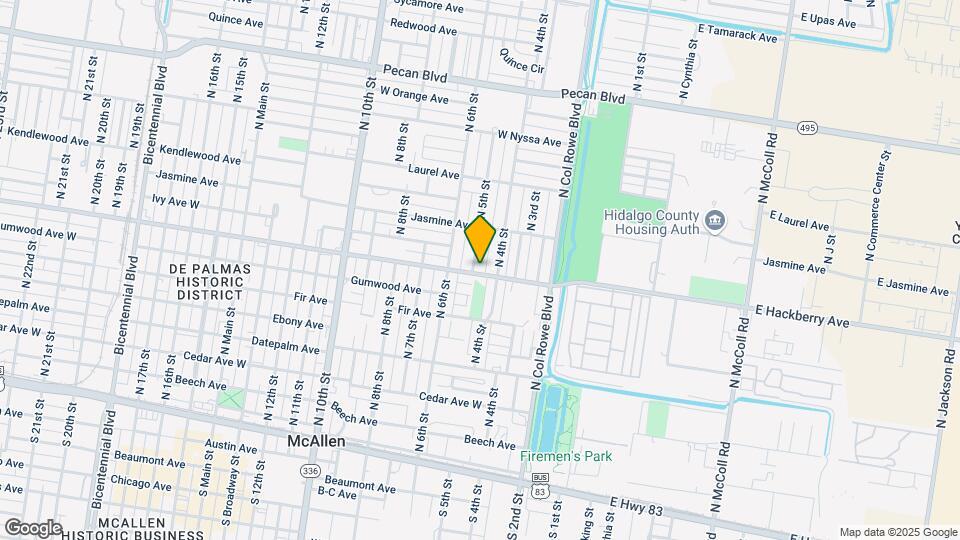 802 N 5th St Map and Location Details