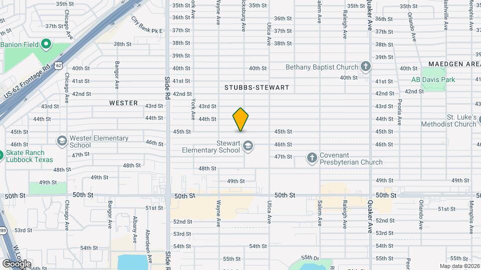 4823 45th St Map and Location Details