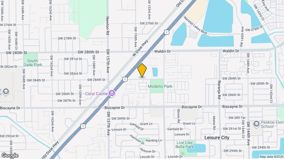 Villa Biscayne Apartments Map and Location Details