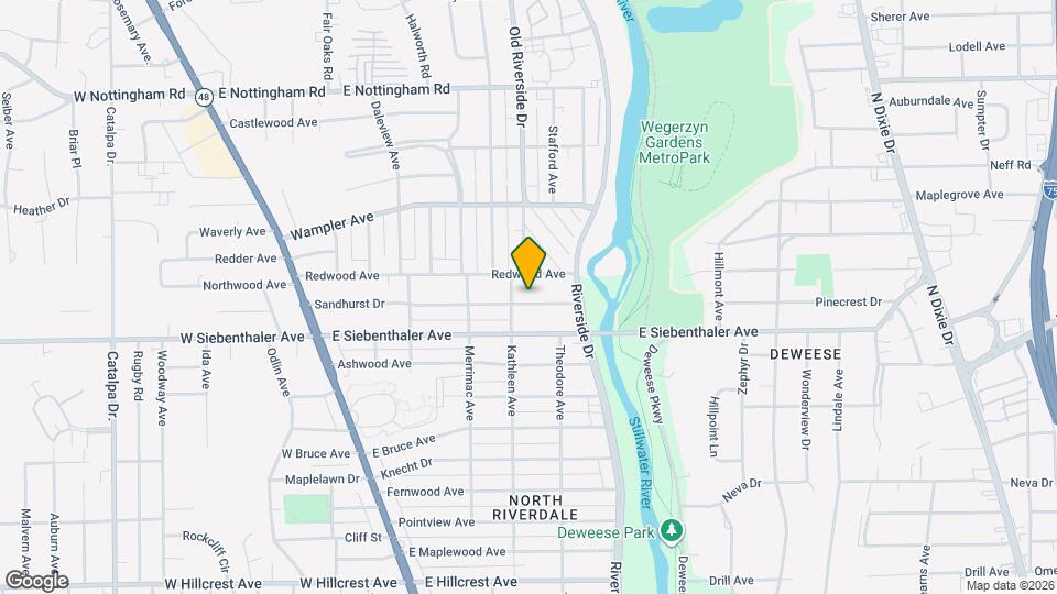 419 Sandhurst Dr Map and Location Details