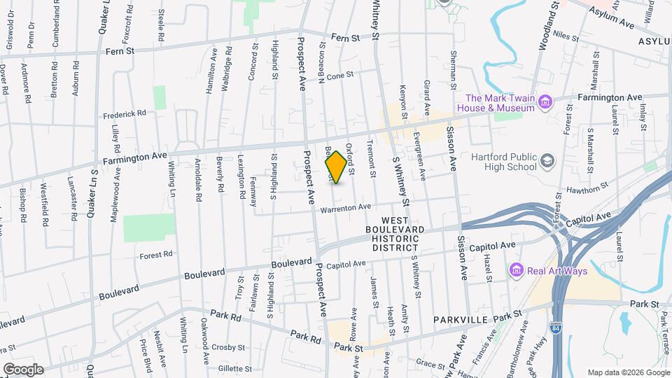 172 Beacon St Map and Location Details