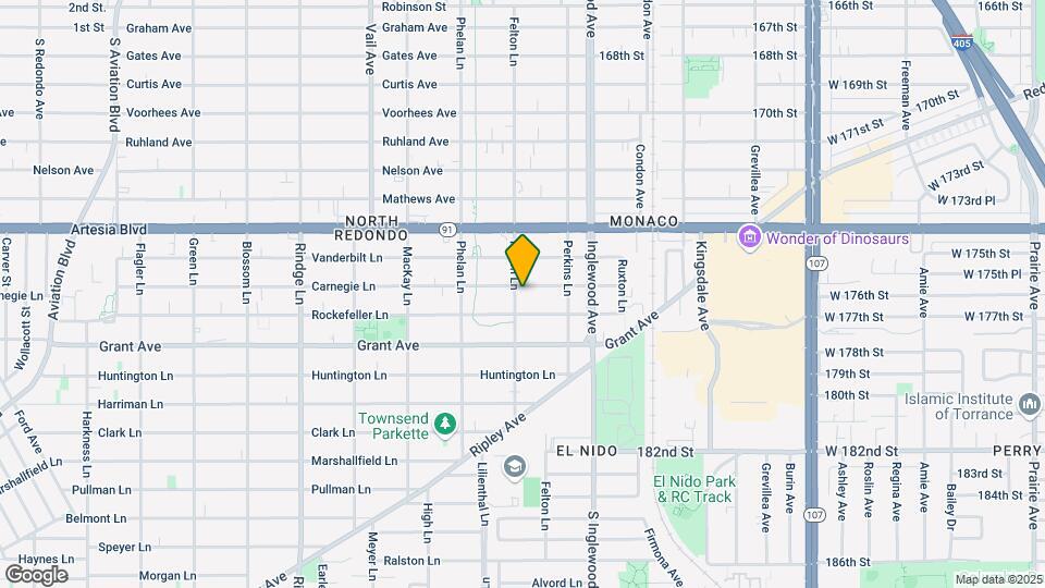 2602 Carnegie Ln Map and Location Details