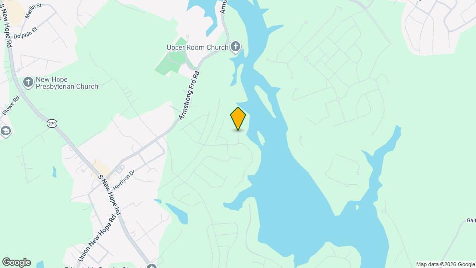 206 Southfork Ln Map and Location Details