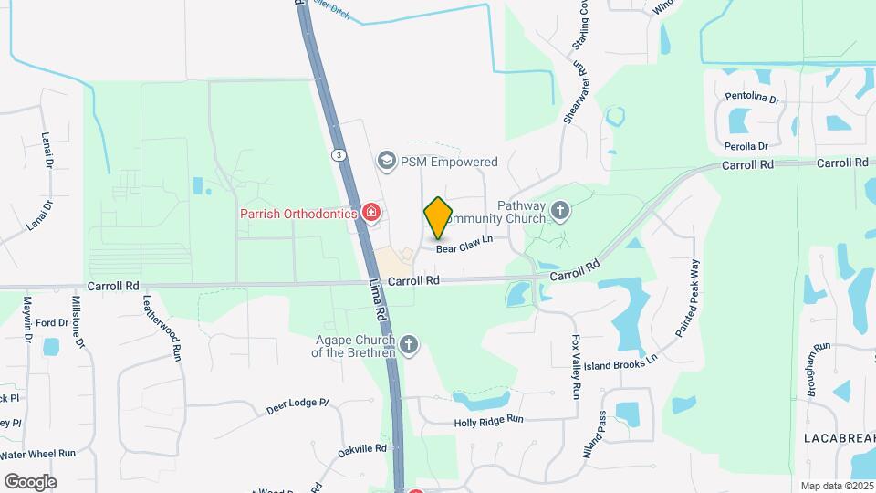 1618 Bear Claw Ln Map and Location Details