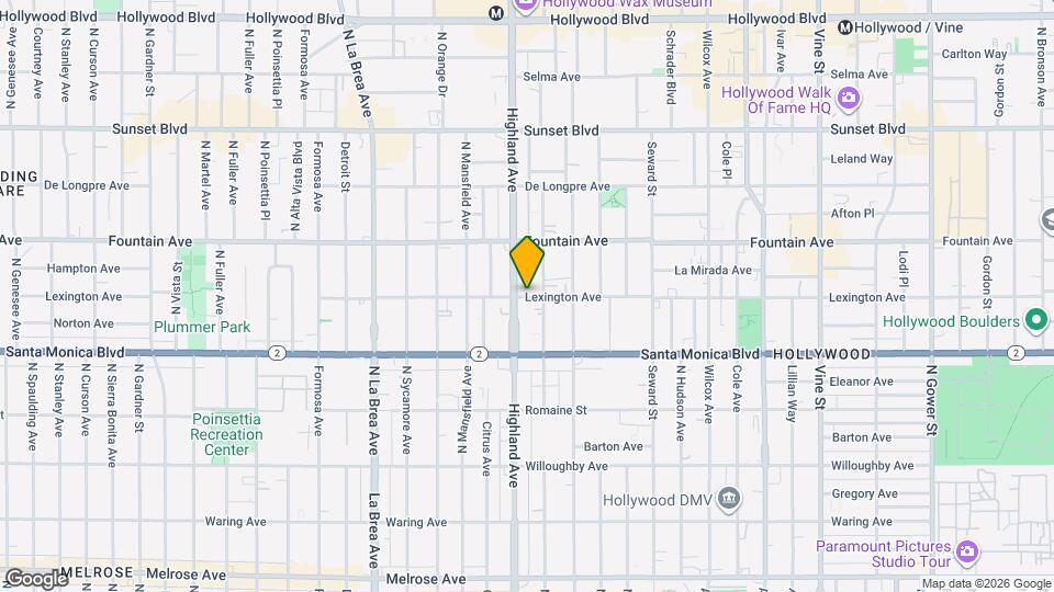 6763 Lexington Ave Map and Location Details