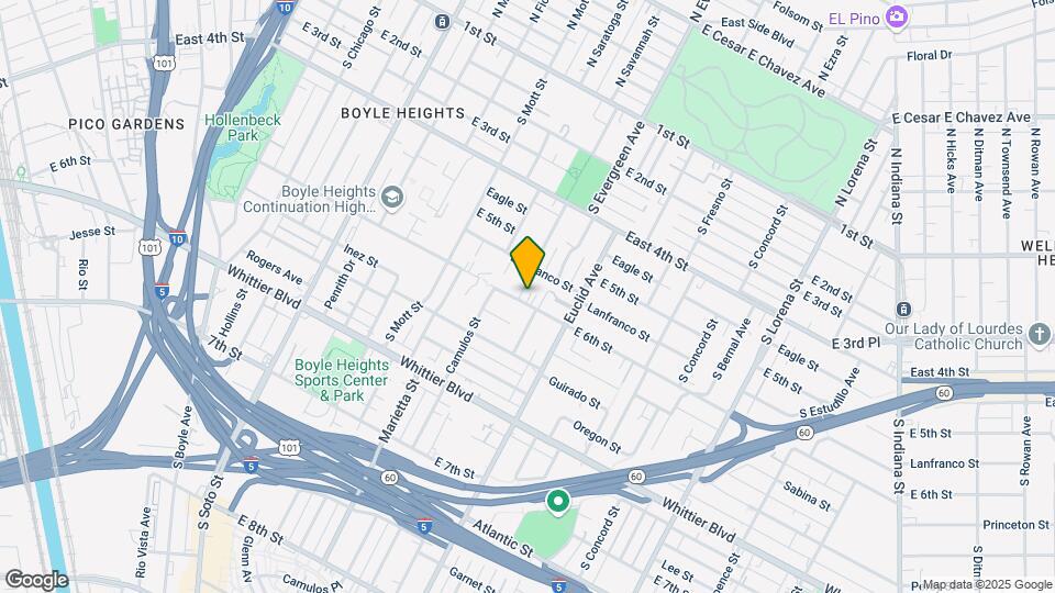 2837 E 6th St Map and Location Details
