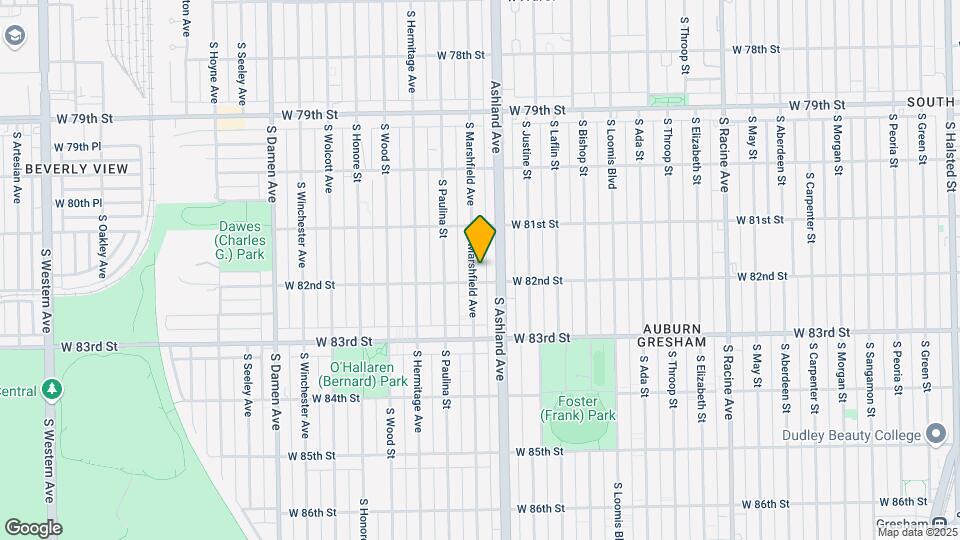 8147 S Marshfield Ave Map and Location Details