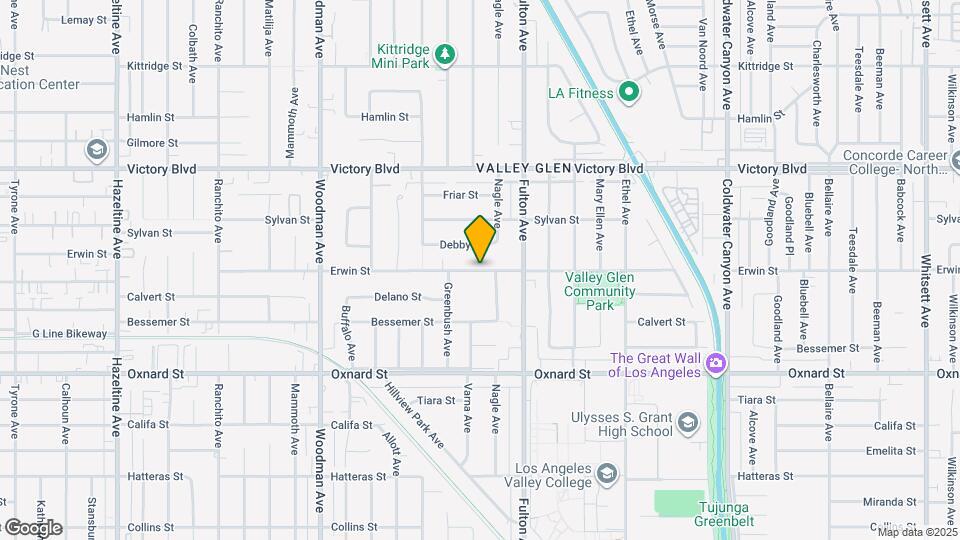 13355 Erwin St Map and Location Details