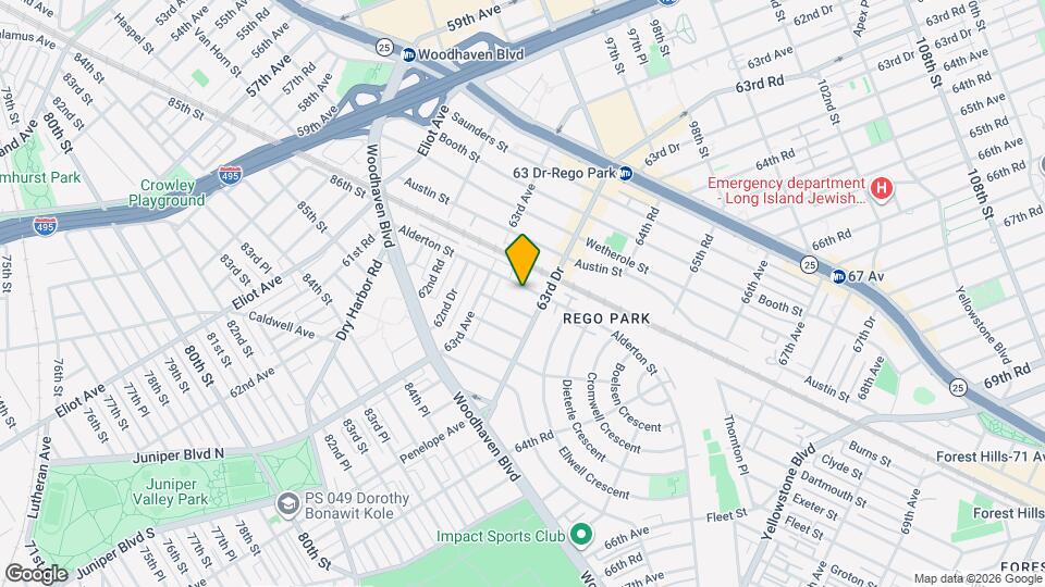 63-42 Alderton St Map and Location Details