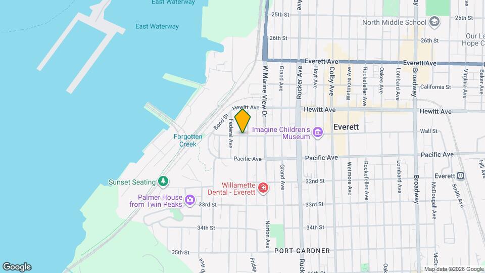 1020 Wall St Map and Location Details