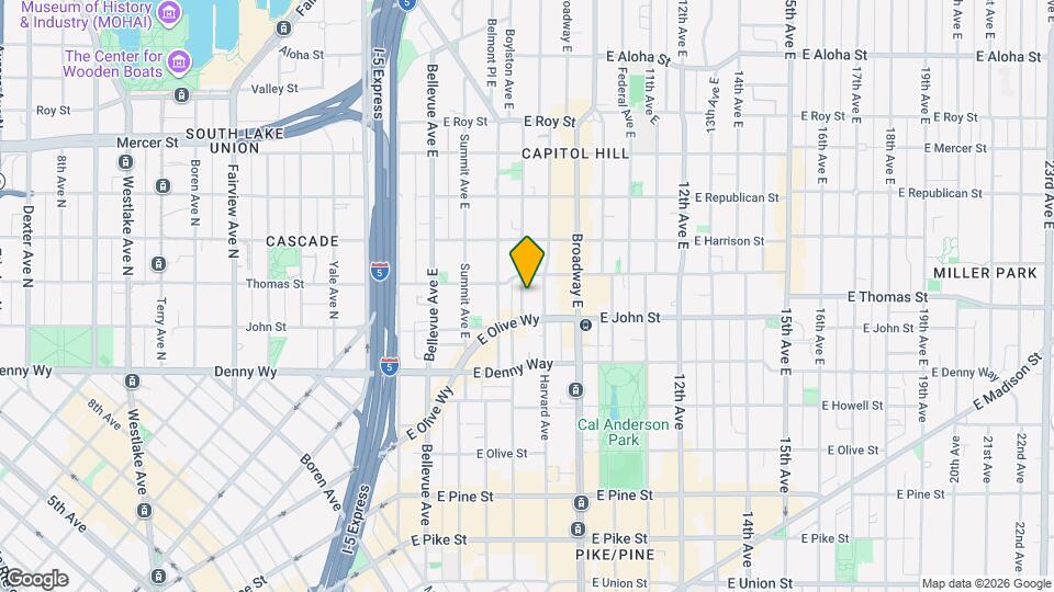 210 Boylston Ave E, Unit #205 Map and Location Details