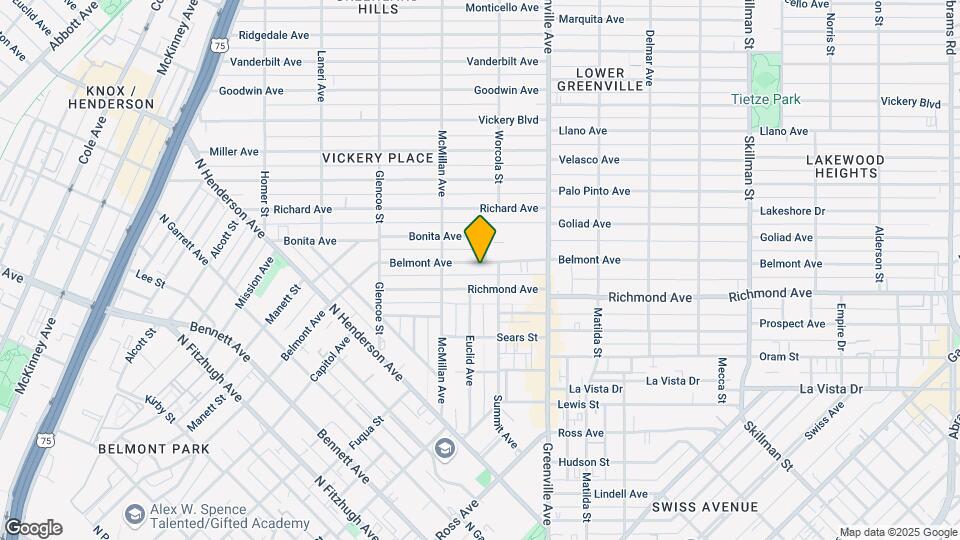 5536 Belmont Ave Map and Location Details