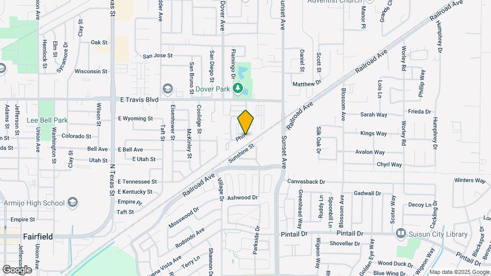 1439 Phoenix Dr Mapa y Detalles de la Ubicación