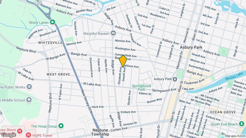 213 Dewitt Ave Mapa y Detalles de la Ubicación