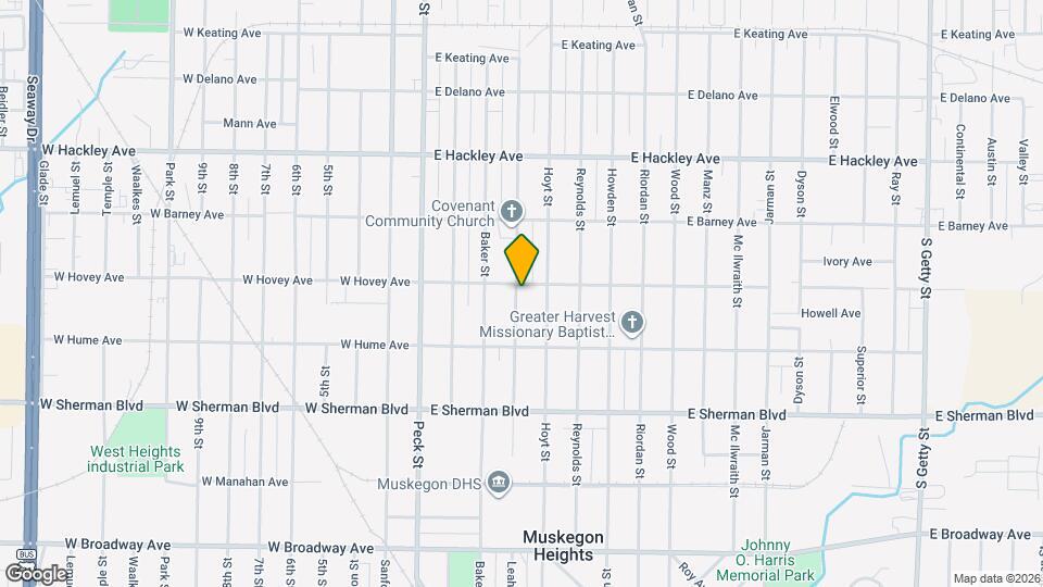 2404 Leahy St Map and Location Details