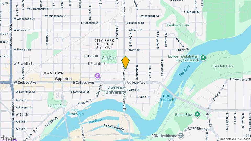 206 N Lawe St, Unit Upper 2 Map and Location Details