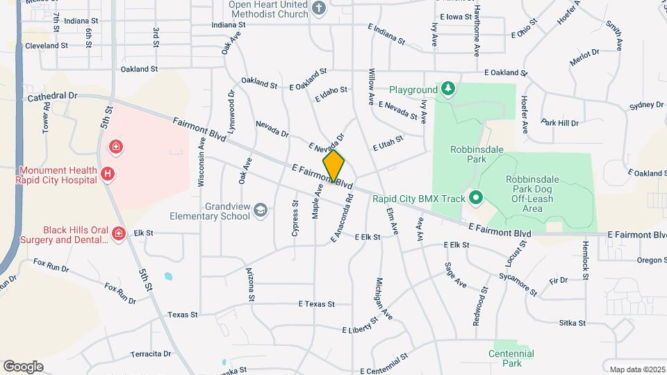 229 E Fairmont Blvd Map and Location Details