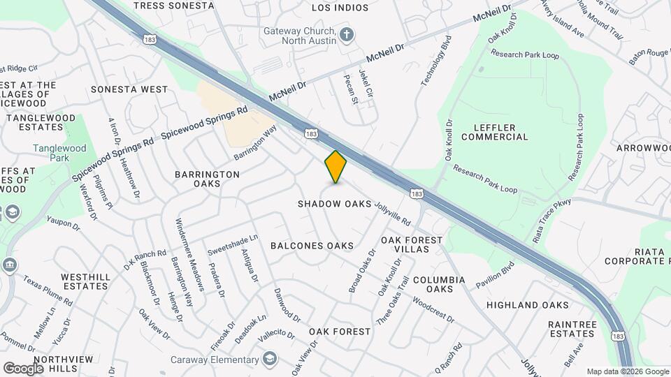 11604 Argonne Forest Trail Map and Location Details