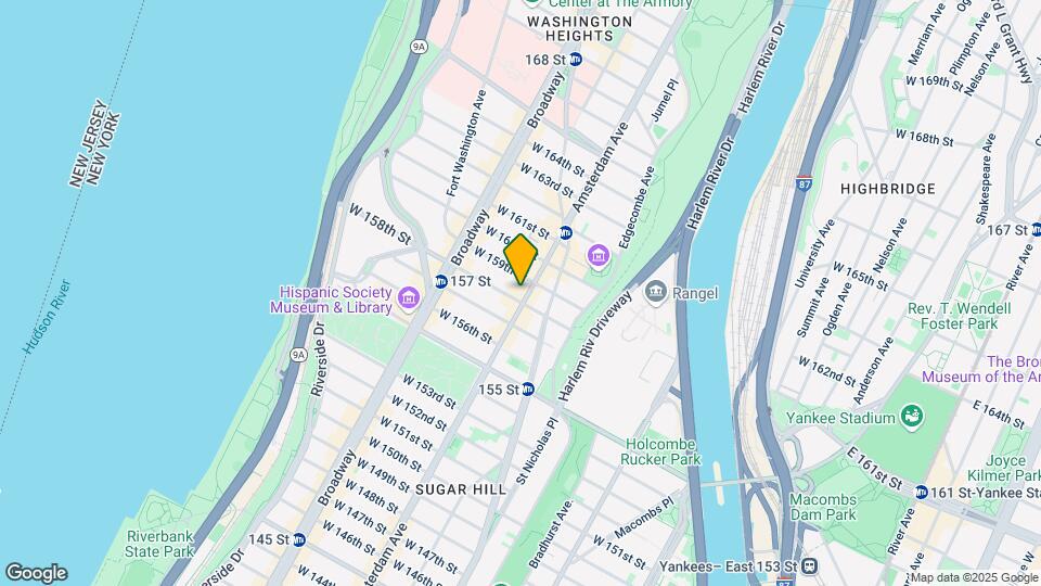 1982 Amsterdam Ave Map and Location Details