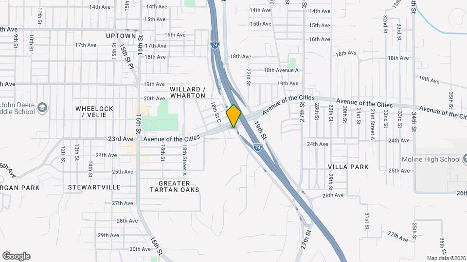 2317 19th St Map and Location Details