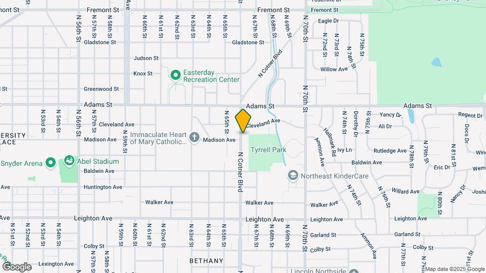 2814-2816 N Cotner Blvd Map and Location Details