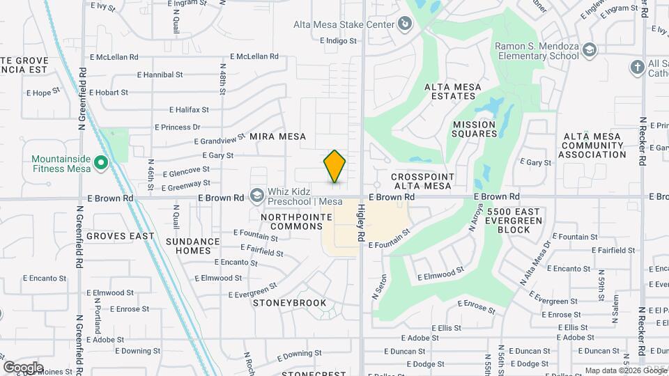 5113 E Greenway St Map and Location Details