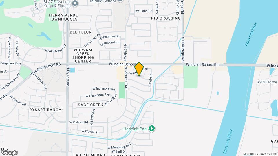 12601 W Fairmount Ave Mapa y Detalles de la Ubicación