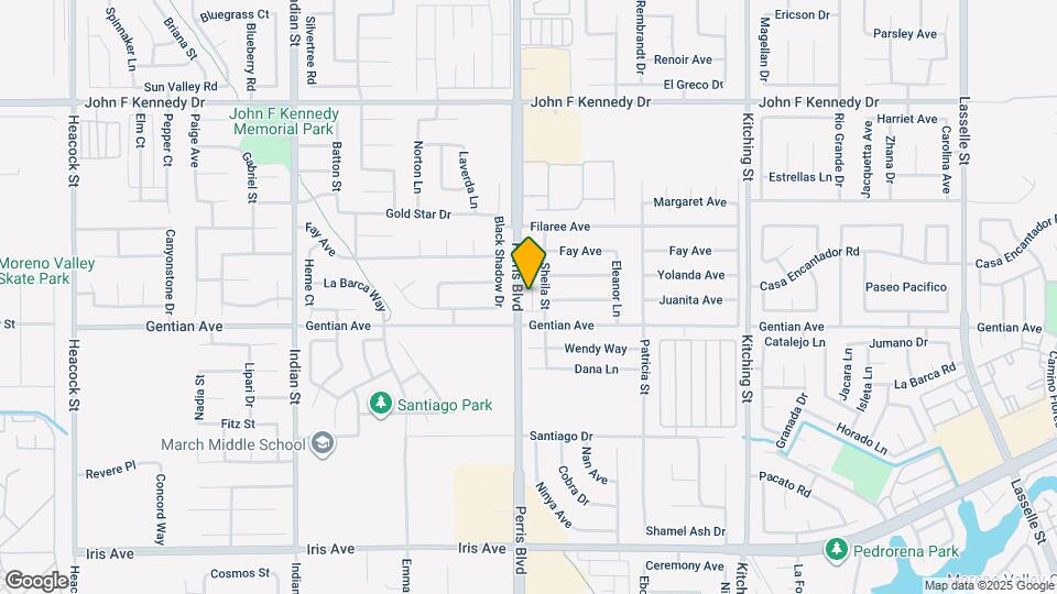 15426 Perris Blvd Map and Location Details