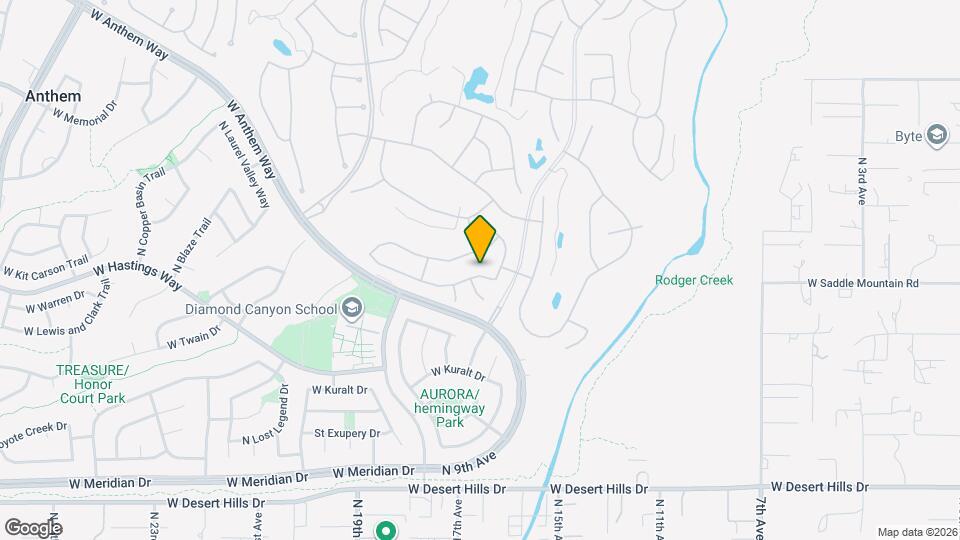 1634 W Owens Way Map and Location Details