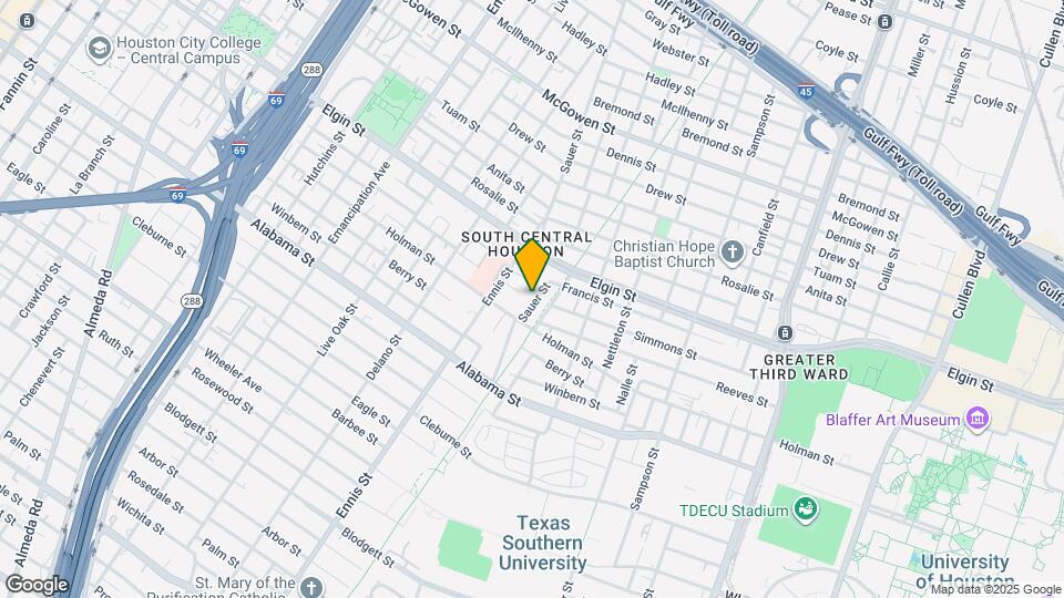 3344 Sauer St Map and Location Details