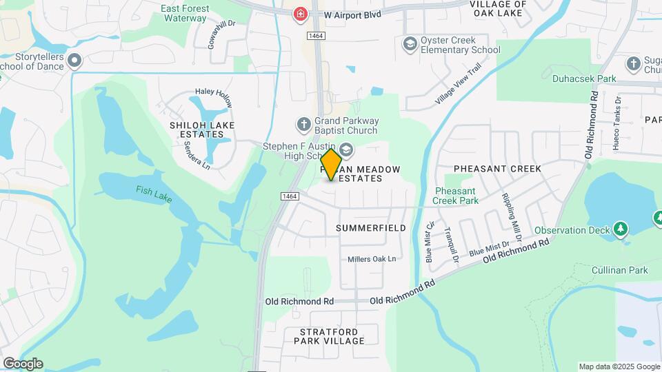 16806 Pheasant Creek Ct Map and Location Details