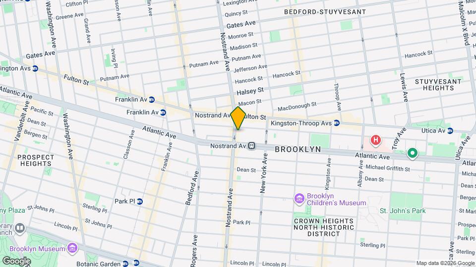 529 Nostrand Ave Map and Location Details