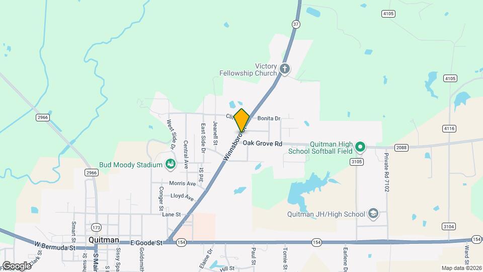 603 N Winnsboro St Mapa y Detalles de la Ubicación