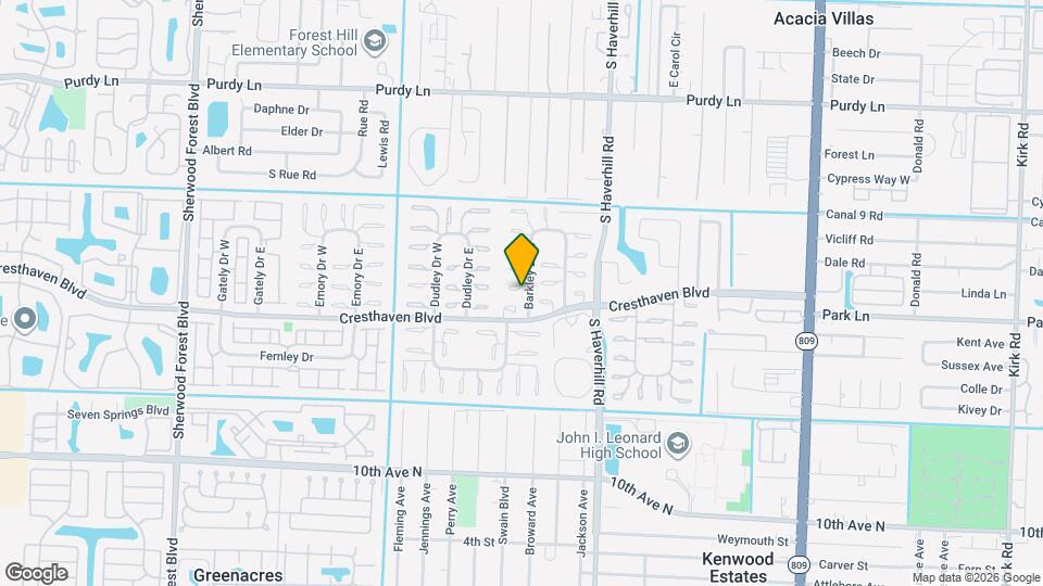 2731 Barkley Dr W Map and Location Details