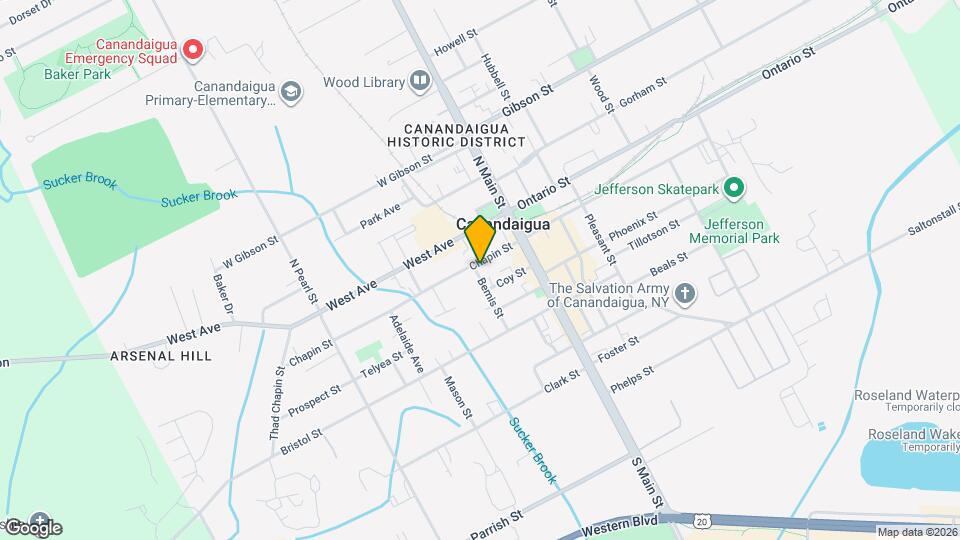 43 Chapin St, Unit Downstairs Map and Location Details