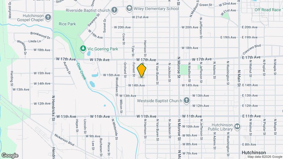 1417 Prairie St Map and Location Details
