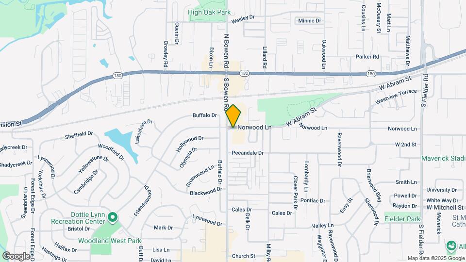2414 W Abram St Map and Location Details