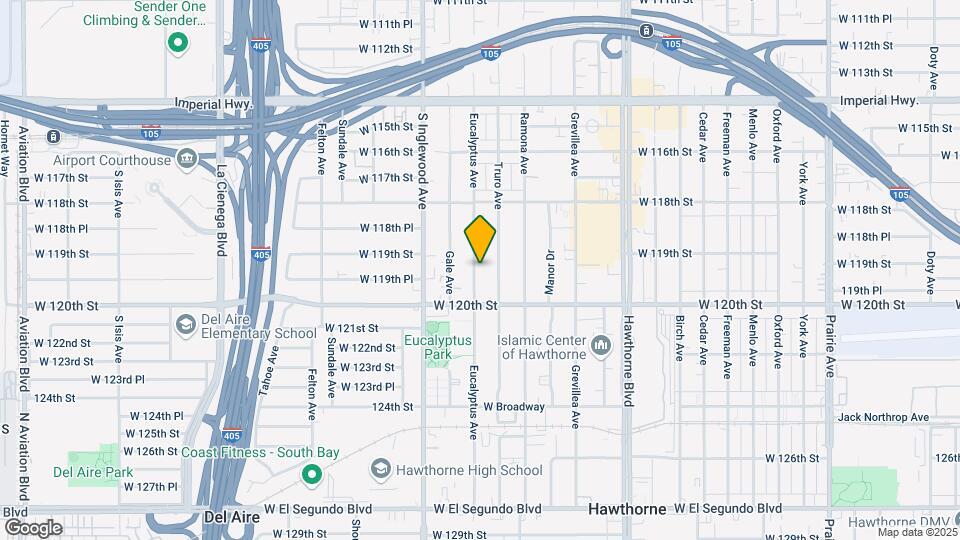 11934 Eucalyptus Ave Map and Location Details
