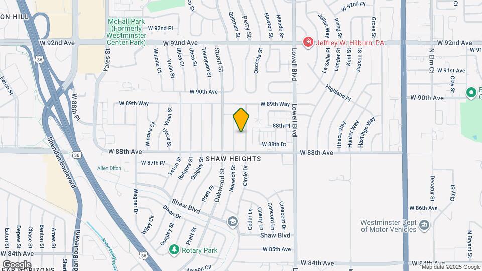 8869 Circle Dr Map and Location Details